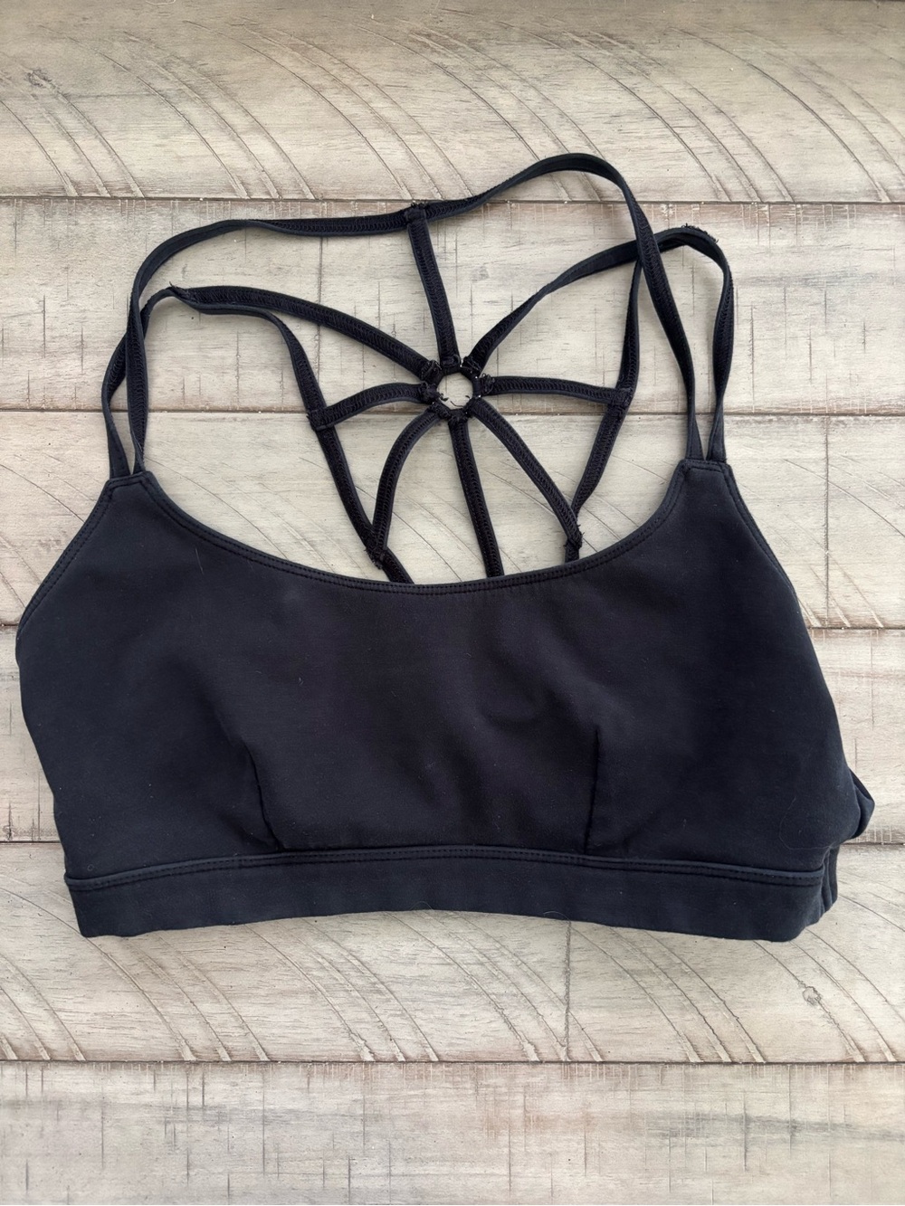 Free People Movement Strappy Back Bralette - Black Size Medium